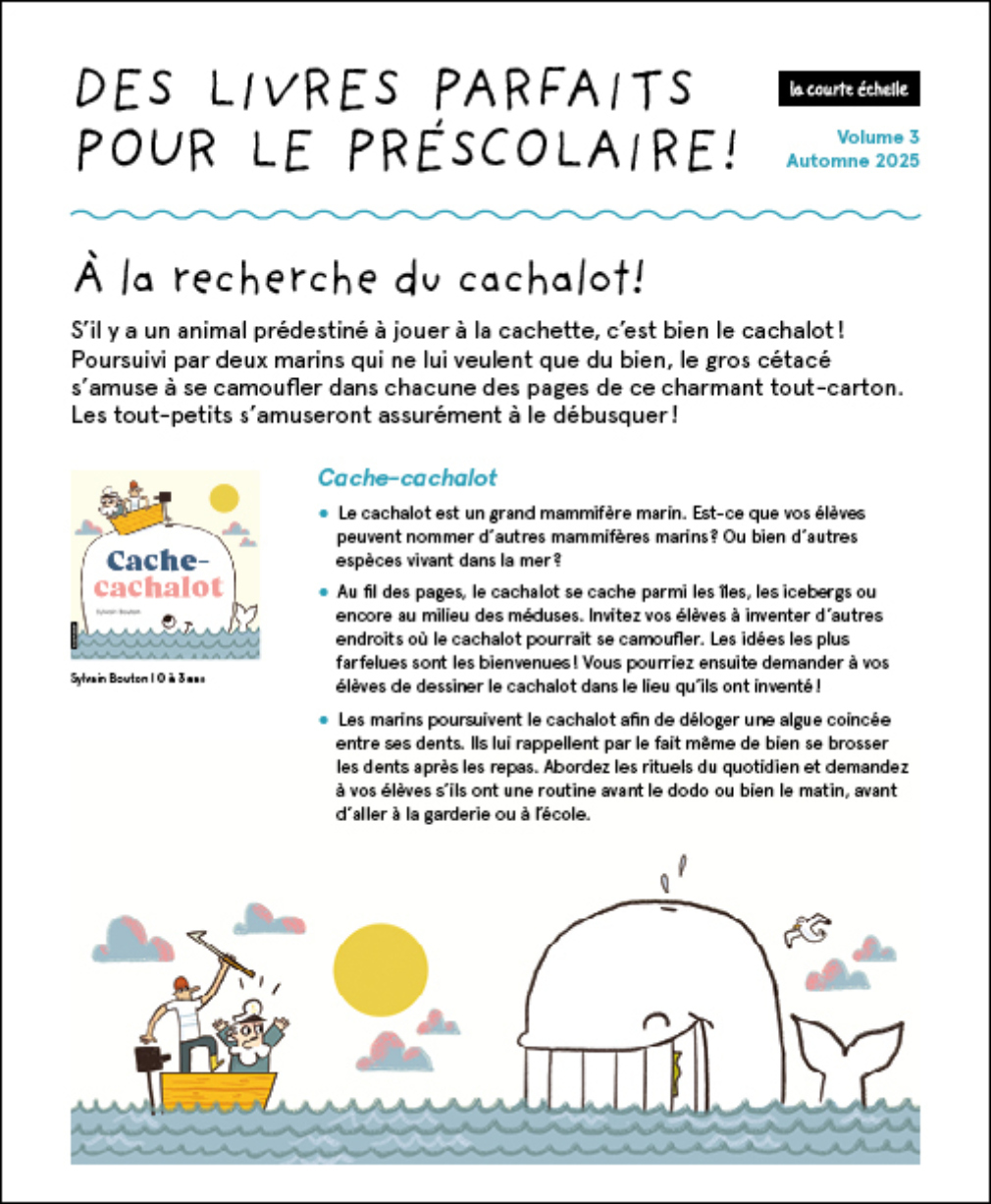 Document pédagogique pour le préscolaire volume 3